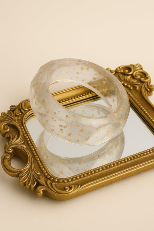 Bracelete Resina Diamond Cristal