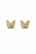 Brincos Borboleta M Zirconias