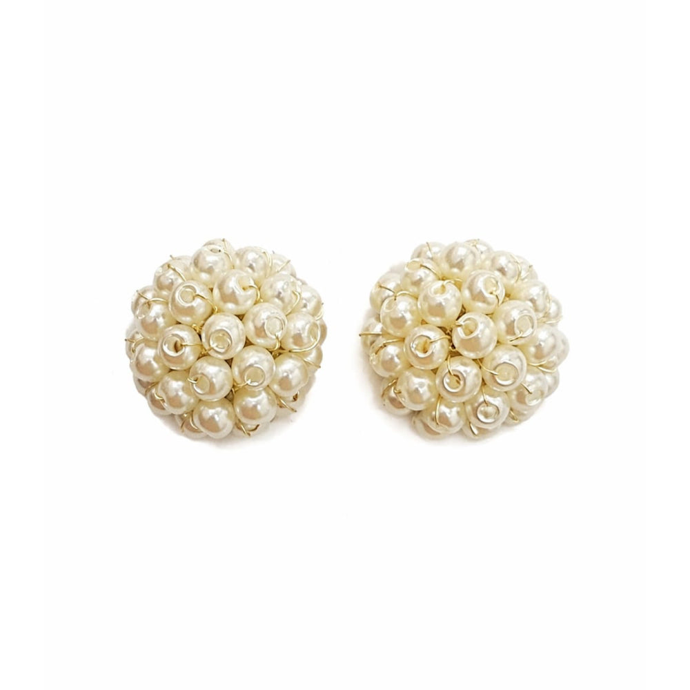 Brincos Várias Pérolas Dourado