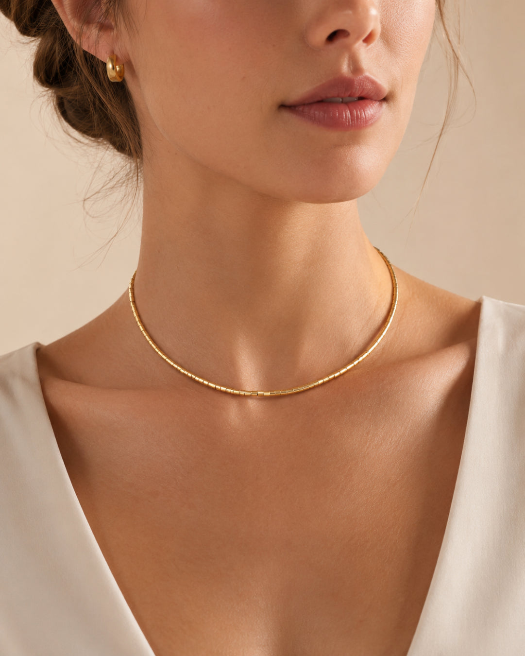 Colar Choker Canutilhos Redondinhos
