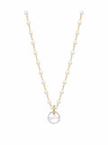 Colar Choker Mini Pérolas Ponto de Luz