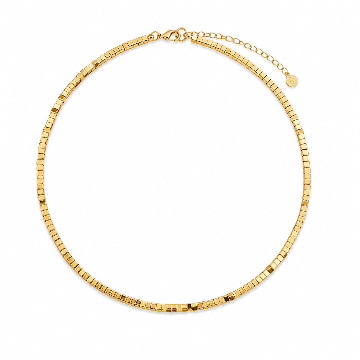 Colar Choker Mini Quadradinhos