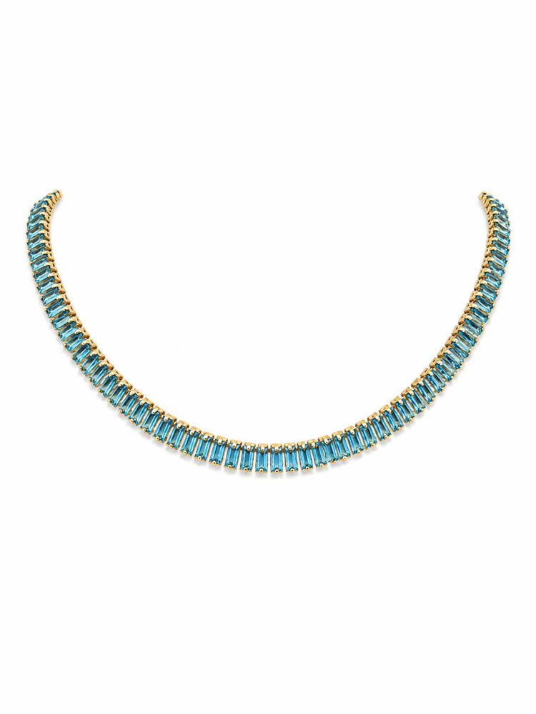 Colar Choker Riviera Azul