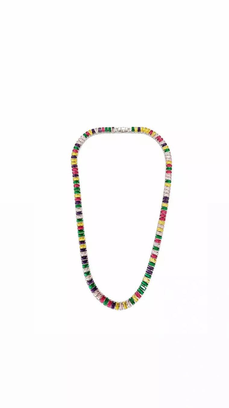 Colar Choker Riviera Rainbow