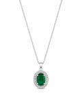 Colar Pingente Inspiração Verde Esmeralda