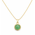 Colar Pingente Verde Claro
