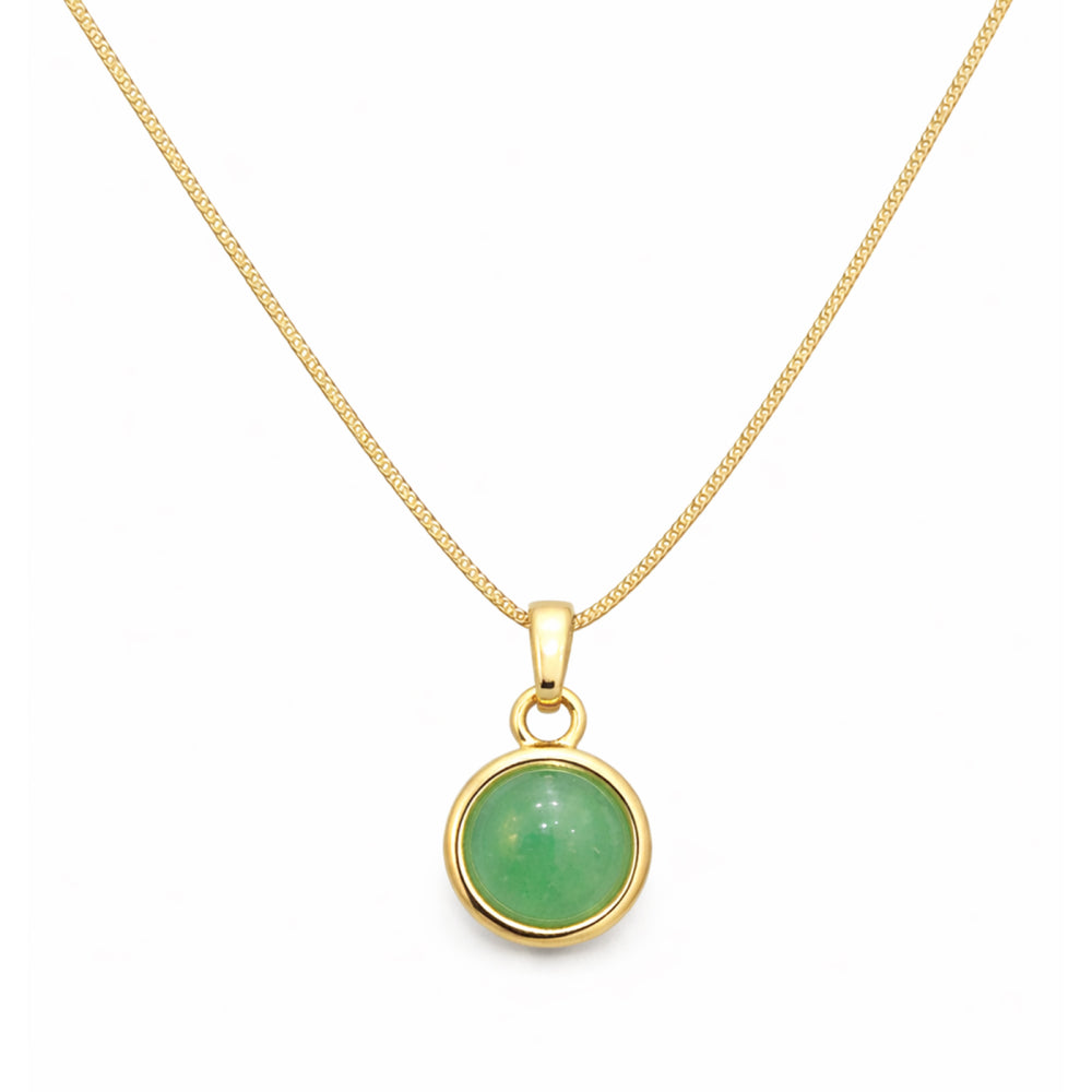 Colar Pingente Verde Claro