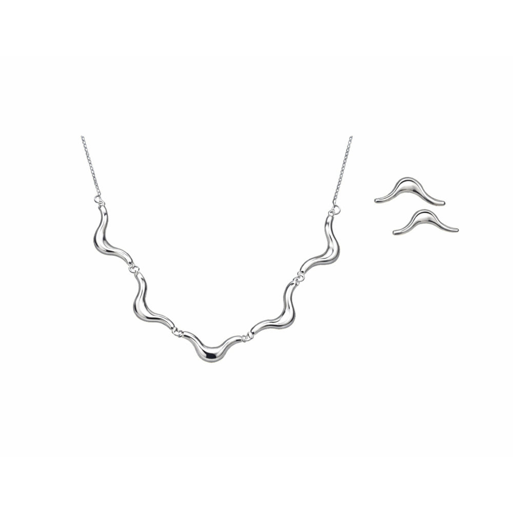 Conjunto Colar+ Brinco Orgânico