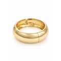 Pulseira Bracelete Dourada Grossa
