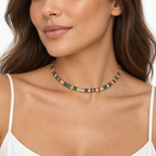 Colar Choker Riviera Rainbow