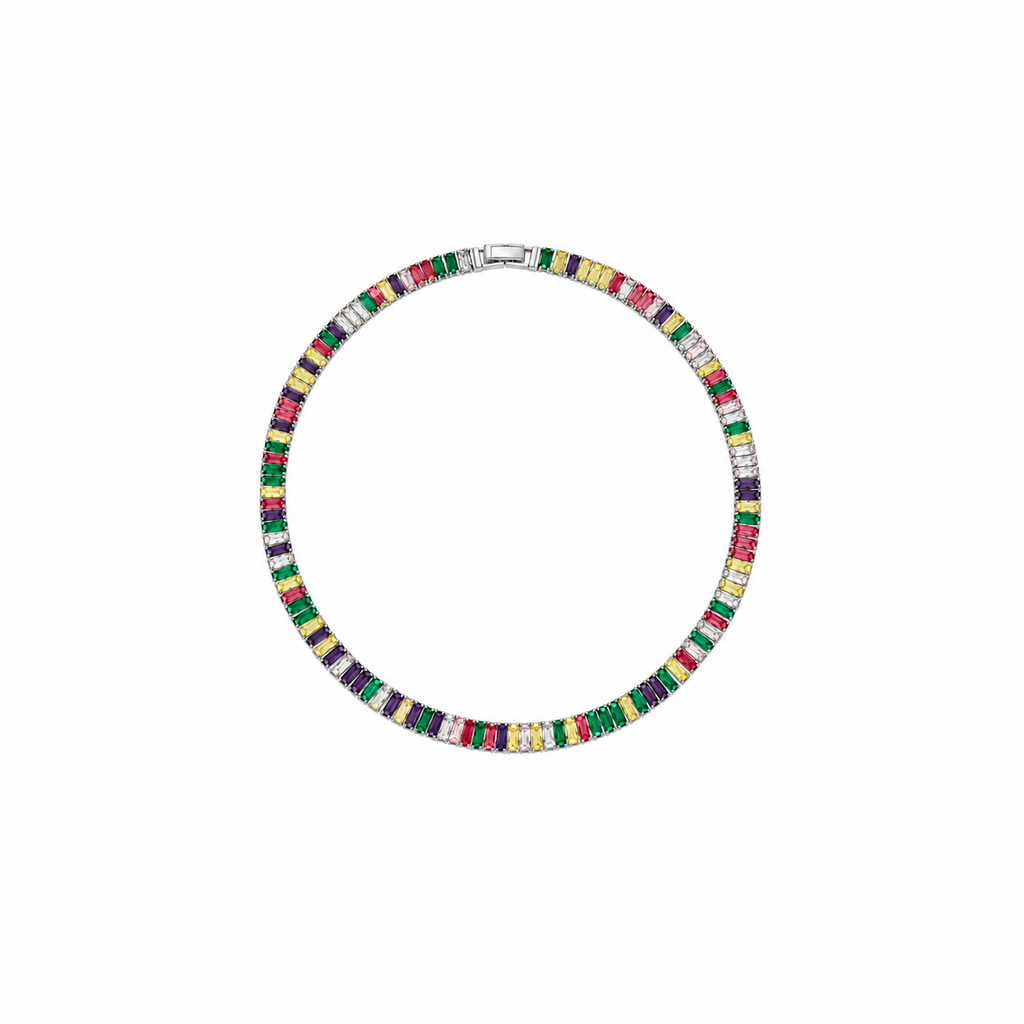 Colar Choker Riviera Rainbow