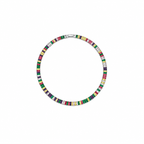 Colar Choker Riviera Rainbow