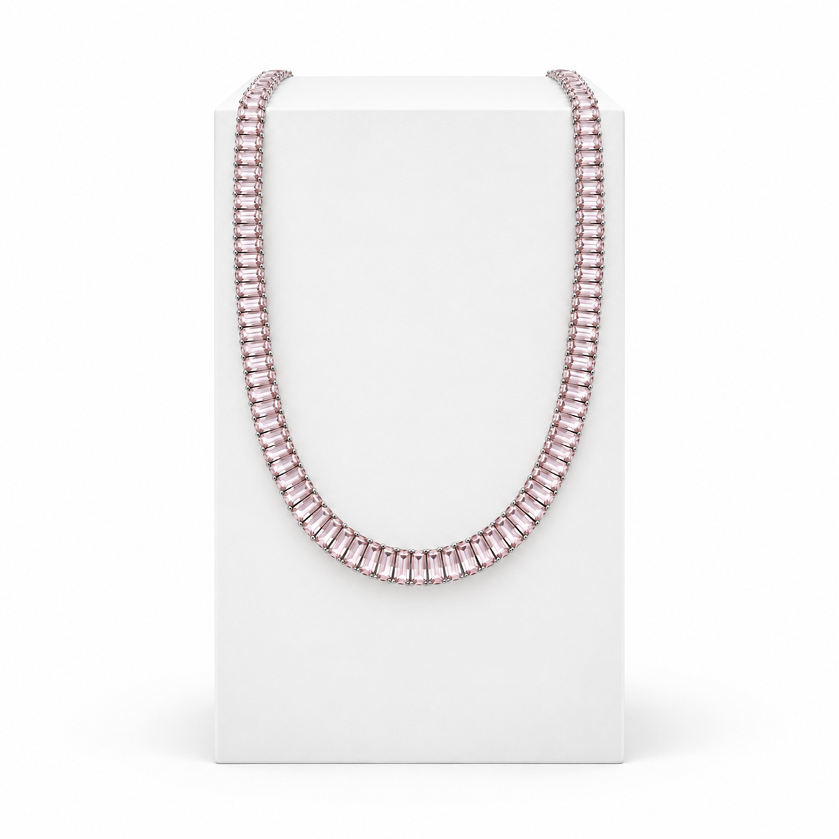 Colar Choker Riviera Rosa Claro