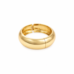Pulseira Bracelete Dourada Grossa