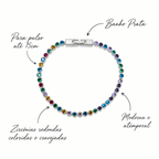 Pulseira Riviera Colorida