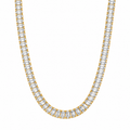 Colar Choker Riviera Baguete