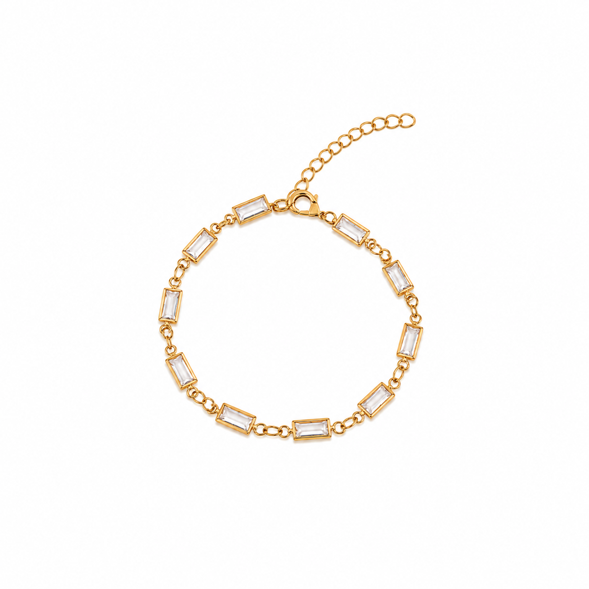 Pulseira Detalhes Retangulares