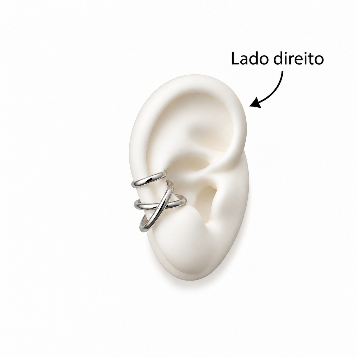 Piercing Fake Único X