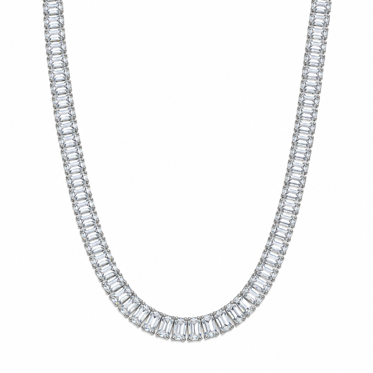 Colar Choker Riviera Baguete
