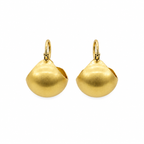 Brincos Bolota Média Dourado Fosco