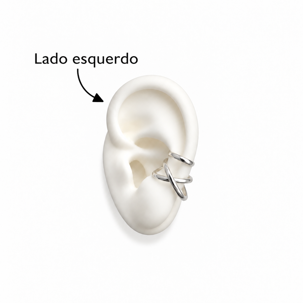 Piercing Fake Único X