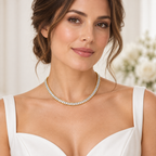 Colar Choker Riviera Baguete