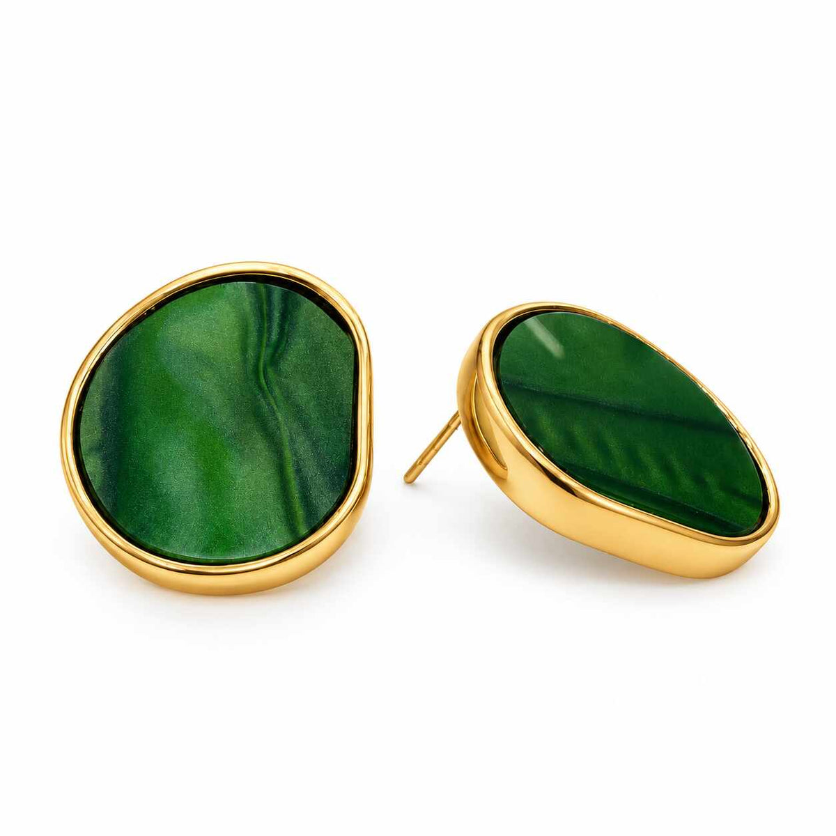 Brincos Orgânico Verde 