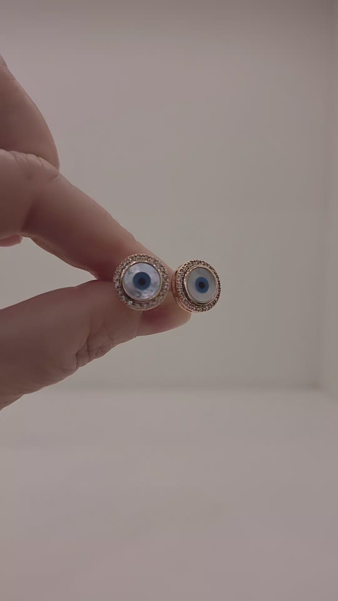 Brincos Olho Grego Zirconias